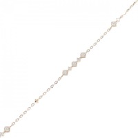 K10PG ダイヤモンド ブレスレット 0.06CT