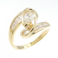 K18YG ダイヤモンド リング 0.50CT