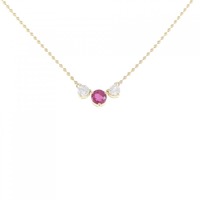 K18YG ルビー ネックレス 0.40CT