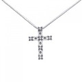 ポンテヴェキオ クロス ダイヤモンド ネックレス 0.72CT