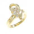K18YG ダイヤモンド リング 0.30CT