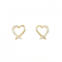 【新品】K18YG ダイヤモンド ピアス 0.20CT