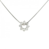 PT フラワー ダイヤモンド ネックレス 0.50CT