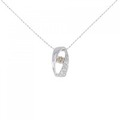 K10WG ダイヤモンド ネックレス 0.17CT