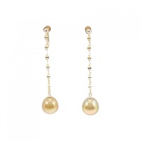 K24YG/K18YG 白蝶パール イヤリング