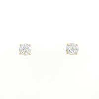 【リメイク】K18YG/ST ダイヤモンド ピアス 0.244CT 0.252CT G SI1 VG