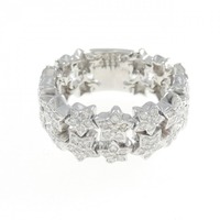 K18WG スター ダイヤモンド リング 0.51CT