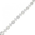K18WG ダイヤモンド ブレスレット 1.50CT