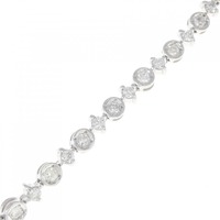 K18WG ダイヤモンド ブレスレット 1.50CT