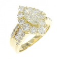 K18YG ダイヤモンド リング 0.591CT