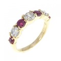K18YG ルビー リング 0.57CT