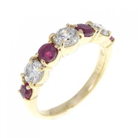 K18YG ルビー リング 0.57CT