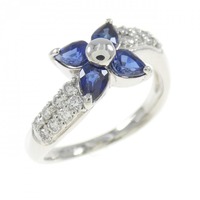 PT フラワー サファイヤ リング 0.96CT