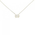 【リメイク】K18YG ダイヤモンド ネックレス 1.006CT K VS1 オーバルカット