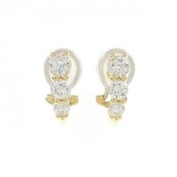 クイーン ダイヤモンド イヤリング 1.26CT