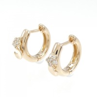 ポンテヴェキオ スター × ムーン ダイヤモンド ピアス 0.08CT