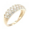 K18PG パヴェ ダイヤモンド リング 1.00CT