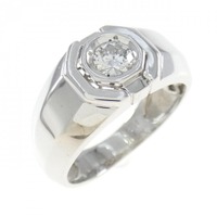 K14WG ダイヤモンド リング 0.22CT