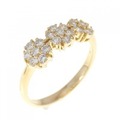 K18YG ダイヤモンド リング 0.45CT