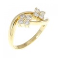 K18YG ダイヤモンド リング 0.28CT