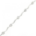 K18WG ダイヤモンド ブレスレット 0.20CT