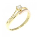 K18YG/K18PG ダイヤモンド リング 0.10CT