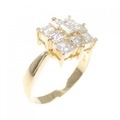 K18YG ダイヤモンド リング 1.00CT