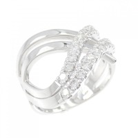 K18WG ダイヤモンド リング 0.75CT