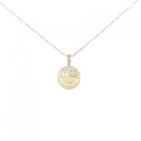 K18YG スマイル ダイヤモンド ネックレス 0.03CT