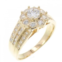 K18YG ダイヤモンド リング 0.302CT
