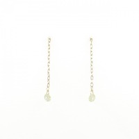 K18YG ダイヤモンド ピアス 0.18CT