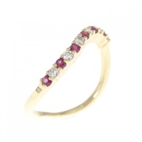 18KYG ルビー リング 0.17CT