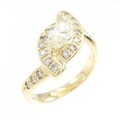 K18YG ダイヤモンド リング 0.60CT
