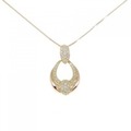 K18YG/K18PG ダイヤモンド ネックレス 0.75CT