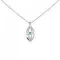 PT エメラルド ネックレス 0.10CT