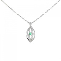 PT エメラルド ネックレス 0.10CT