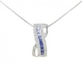PT サファイヤ ネックレス 0.65CT