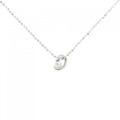 PT ダイヤモンド ネックレス 0.1CT