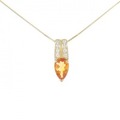 K18YG ガーネット ネックレス 0.89CT