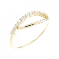 【新品】K10YG ダイヤモンド リング 0.08CT