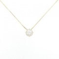 【新品】K18YG ダイヤモンド ネックレス 0.232CT G SI1 Good