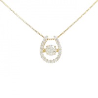 【新品】K18YG ダイヤモンド ネックレス 0.325CT F SI2 Good
