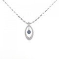 K18WG ダイヤモンド ネックレス 0.300CT