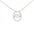 【新品】PT ダイヤモンド ネックレス 0.375CT D SI2 Good