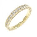 K18YG フルエタニティ ダイヤモンド リング 1.27CT