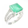 PT エメラルド リング 3.74CT
