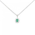 PT エメラルド ネックレス 0.19CT