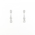 K18WG ダイヤモンド ピアス 0.08CT