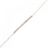 K10PG ダイヤモンド ブレスレット 0.08CT