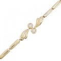 K18YG ダイヤモンド ブレスレット 0.10CT